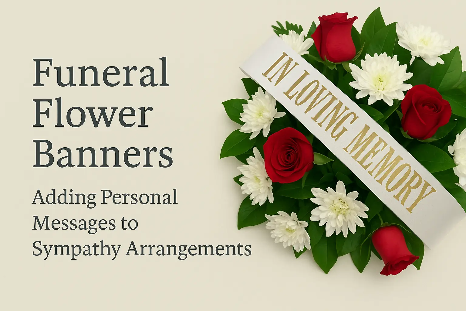 Funeral Flower Banners: Adding Personal Messages to Sympathy Arrangements